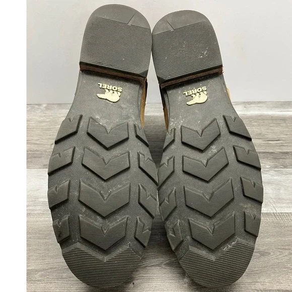 Sorel Emelie Chelsea Waterproof Leather Boots Brown NL2671-224 Womens 8.5 - Picture 6 of 7